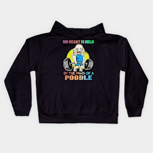 Cute poodle Kids Hoodie